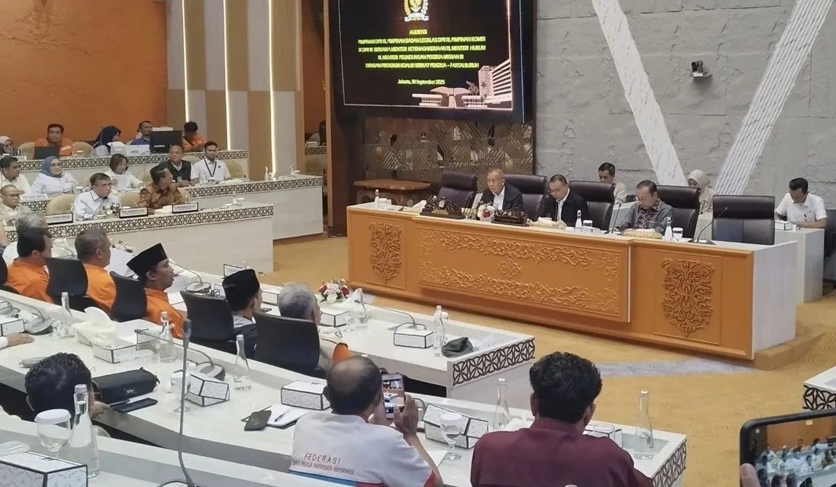 Pimpinan DPR Terima Audiensi Serikat Pekerja Bahas RUU Ketenagakerjaan