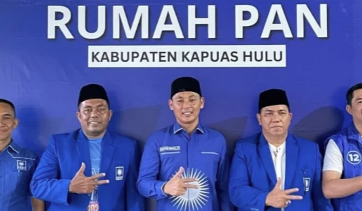Ketua Baru PAN Kapuas Hulu, Wahyudi Hidayat Resmi Menjabat